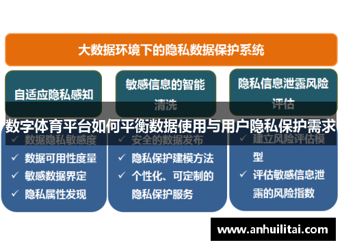 数字体育平台如何平衡数据使用与用户隐私保护需求